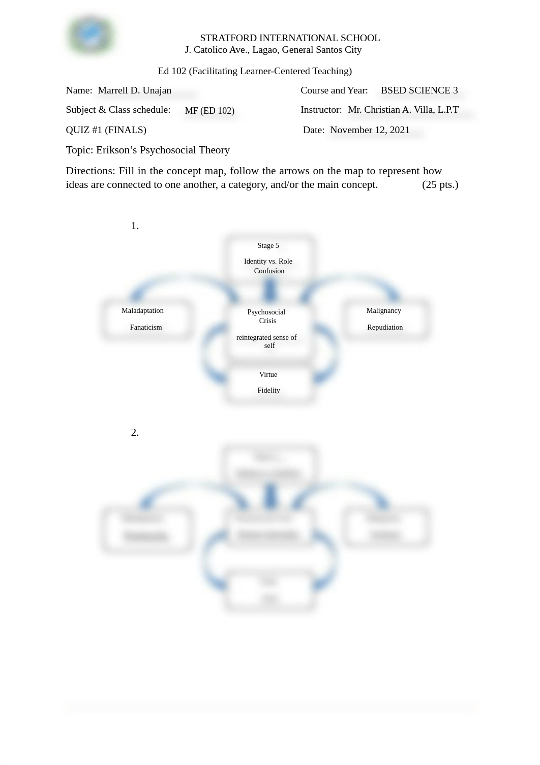 UNAJAN, MARRELL D. - MF ED 102 (FACILITATING LEARNER-CENTERED TEACHING) - FINALS - QUIZ 1 - NOVEMBER_dsqmc736v0z_page1