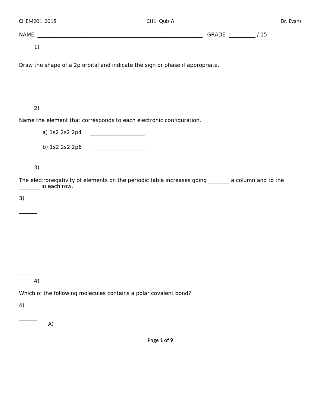 CH 1   Quiz A  2015 - ANSWERS_dsr41jaknvb_page1