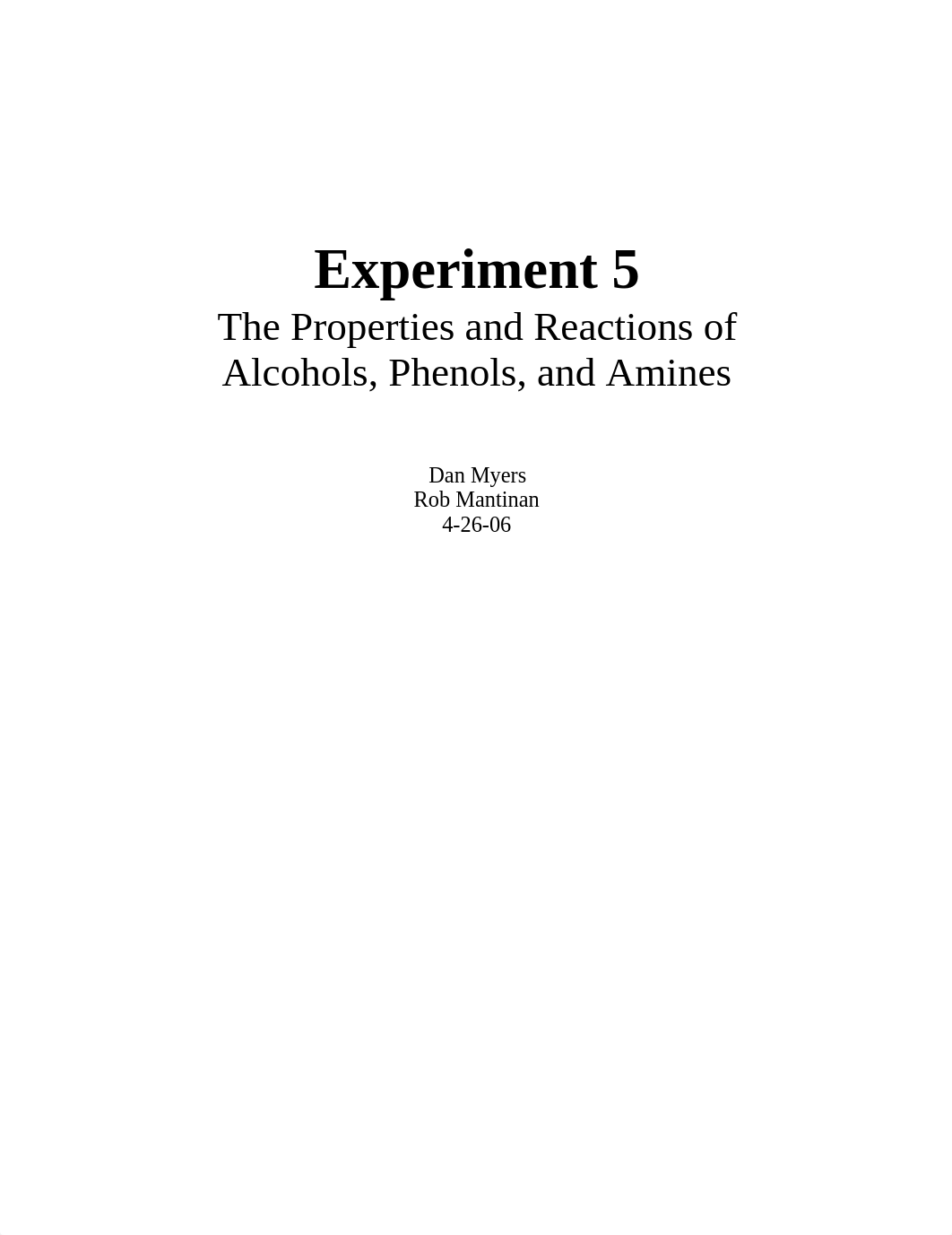 The Properties and Reactions of Alcohols, Phenols, and Amines Lab_dsrg3h75hb0_page1