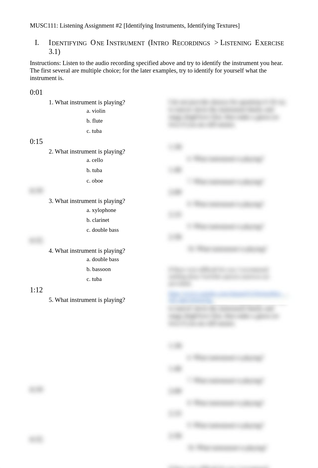 Listening Assignment #2 [Identifying Instruments, Identifying Texture].docx_dsrhldo88az_page1