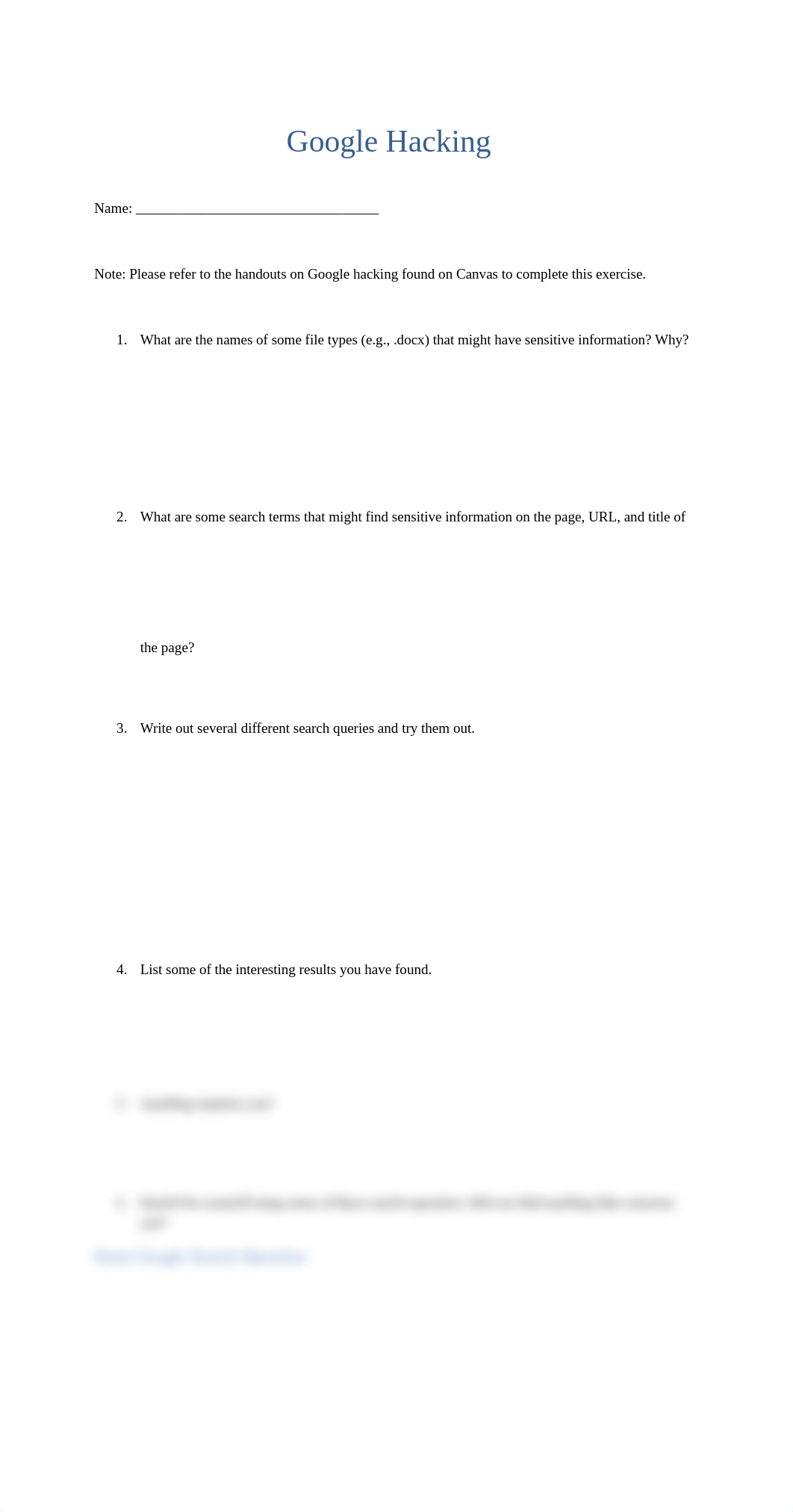 Google Hacking Exercise.docx_dsrqx69eeu6_page1