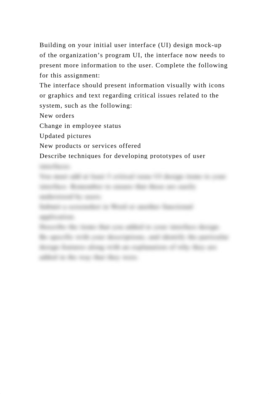 Building on your initial user interface (UI) design mock-up of the o.docx_dsrsi779jyt_page2