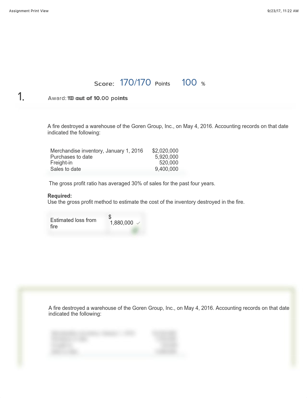 1. Gross profit method to estimate cost of inventory lost .pdf_dss924sh5pf_page1