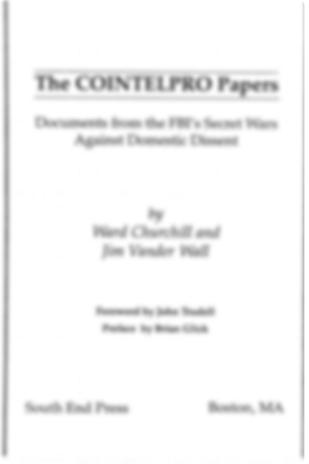 The COINTELPRO Papers.pdf_dss9pidbtxz_page1