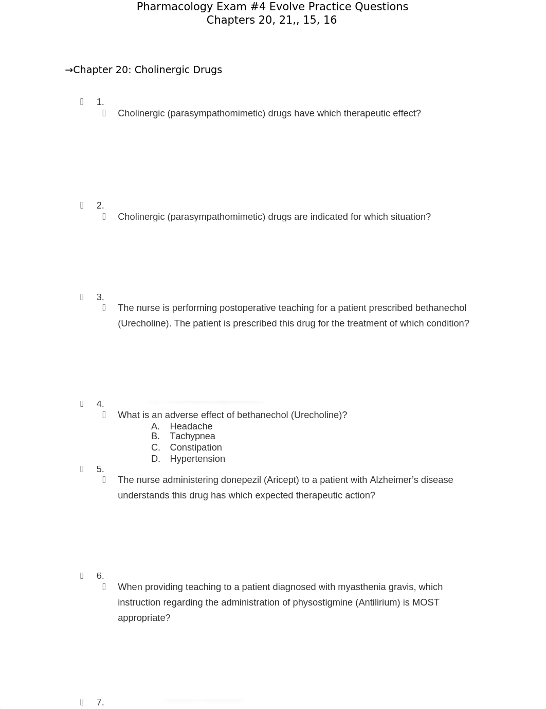 pharm evolve questions exam 3_dsspsvogcpq_page1