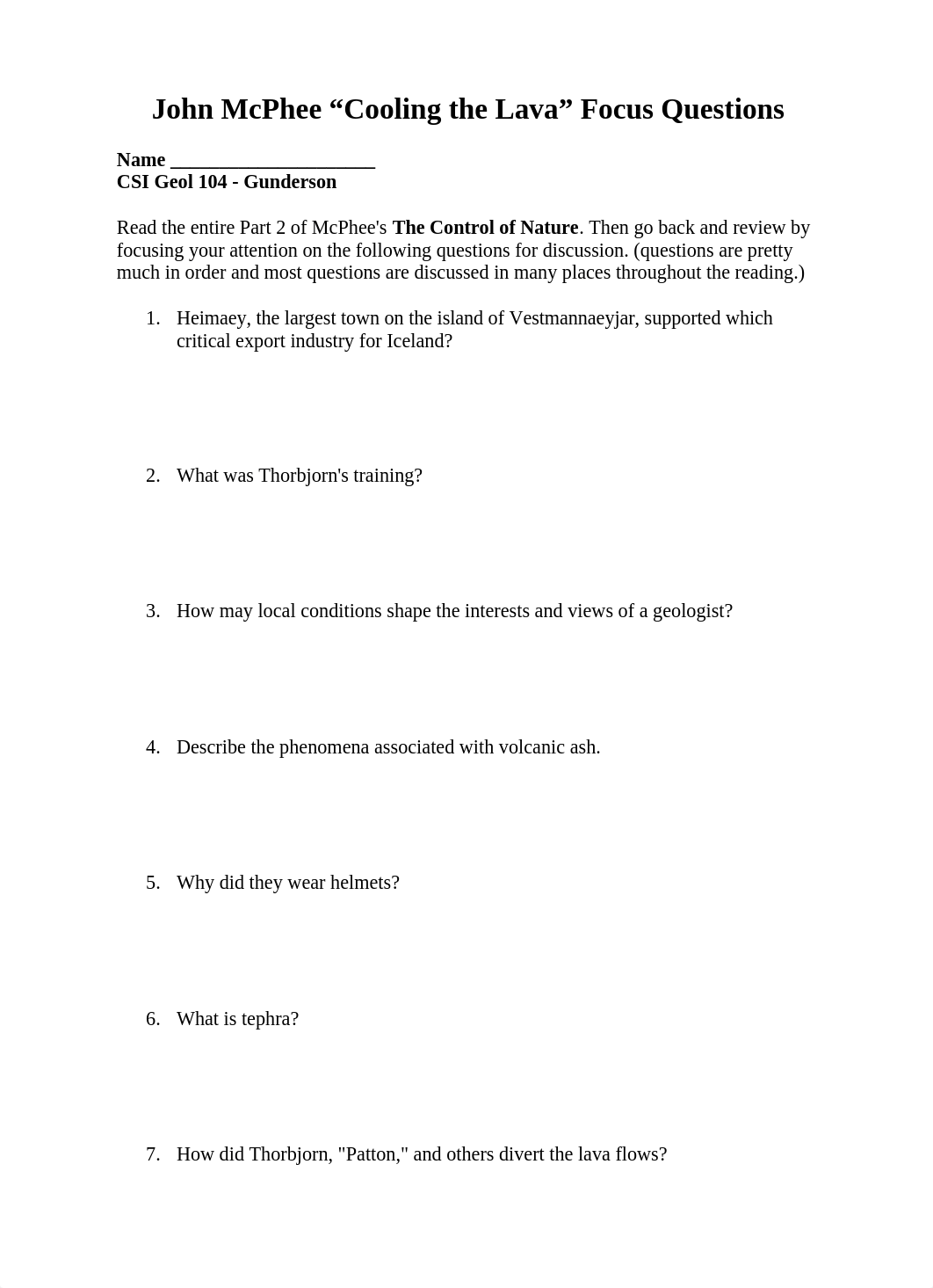 McPhee Cooling the Lava Focus Question.doc_dssstuvzmpb_page1