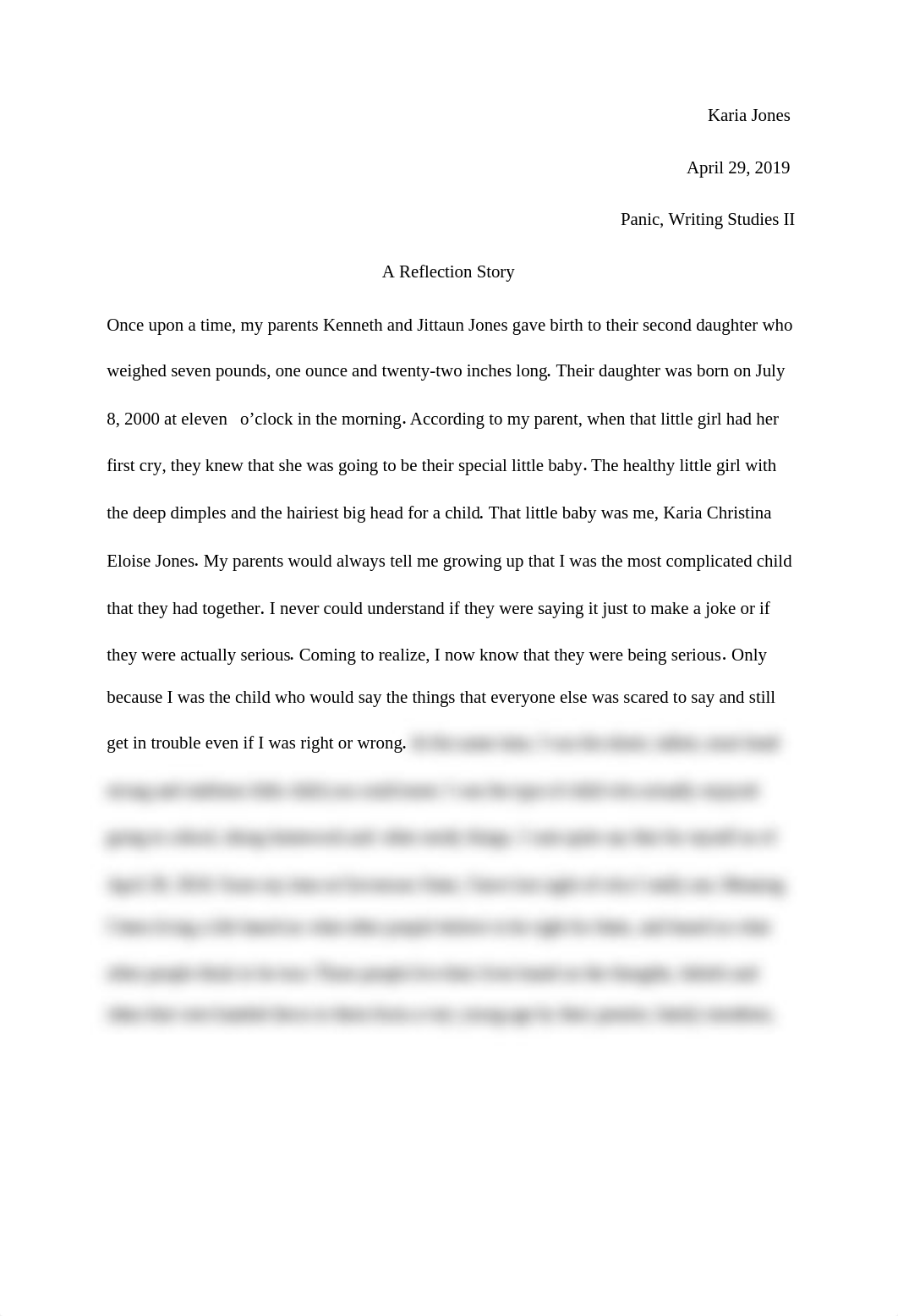 panic, Reflection story .docx_dsszlawt7m4_page1