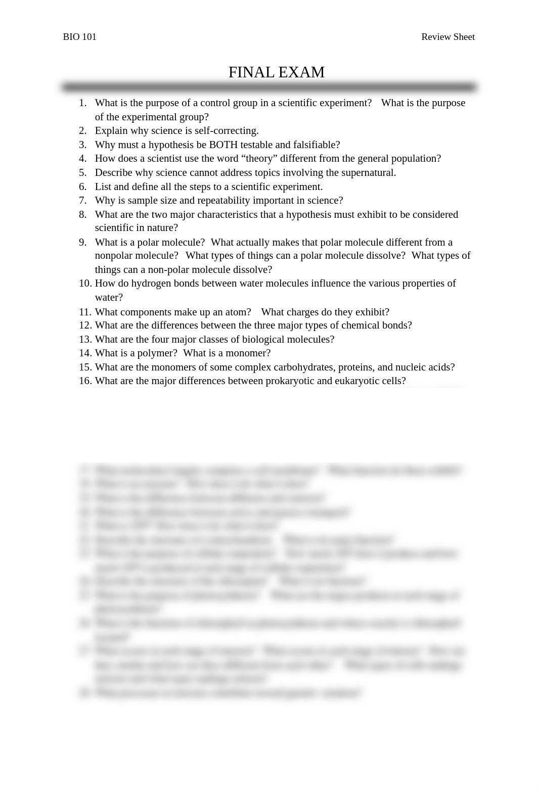 Bio 101 Final Exam Review Sheet.pdf_dst64667rr9_page1