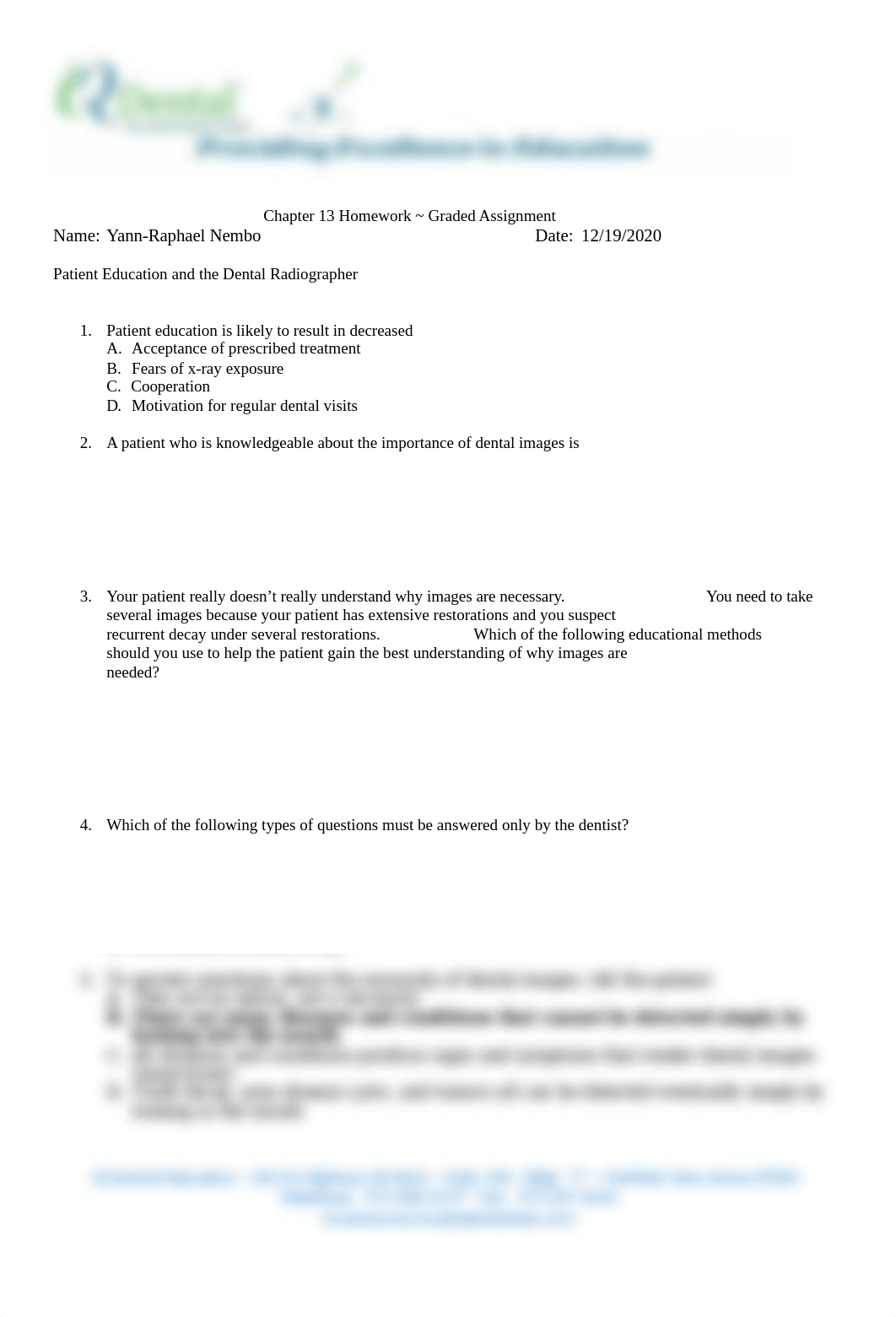 Ch13 HW PtEd & Dental Radiographer.docx_dst6sxgkcc6_page1