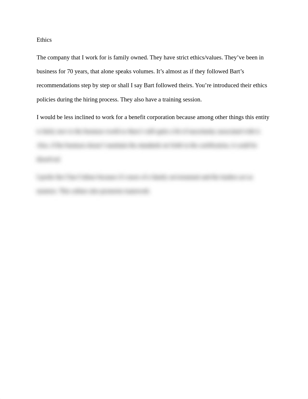 MT302 Organizational Behavior  Unit 10 Discussion  Ethics   3-31-2019.docx_dst9smw3100_page1