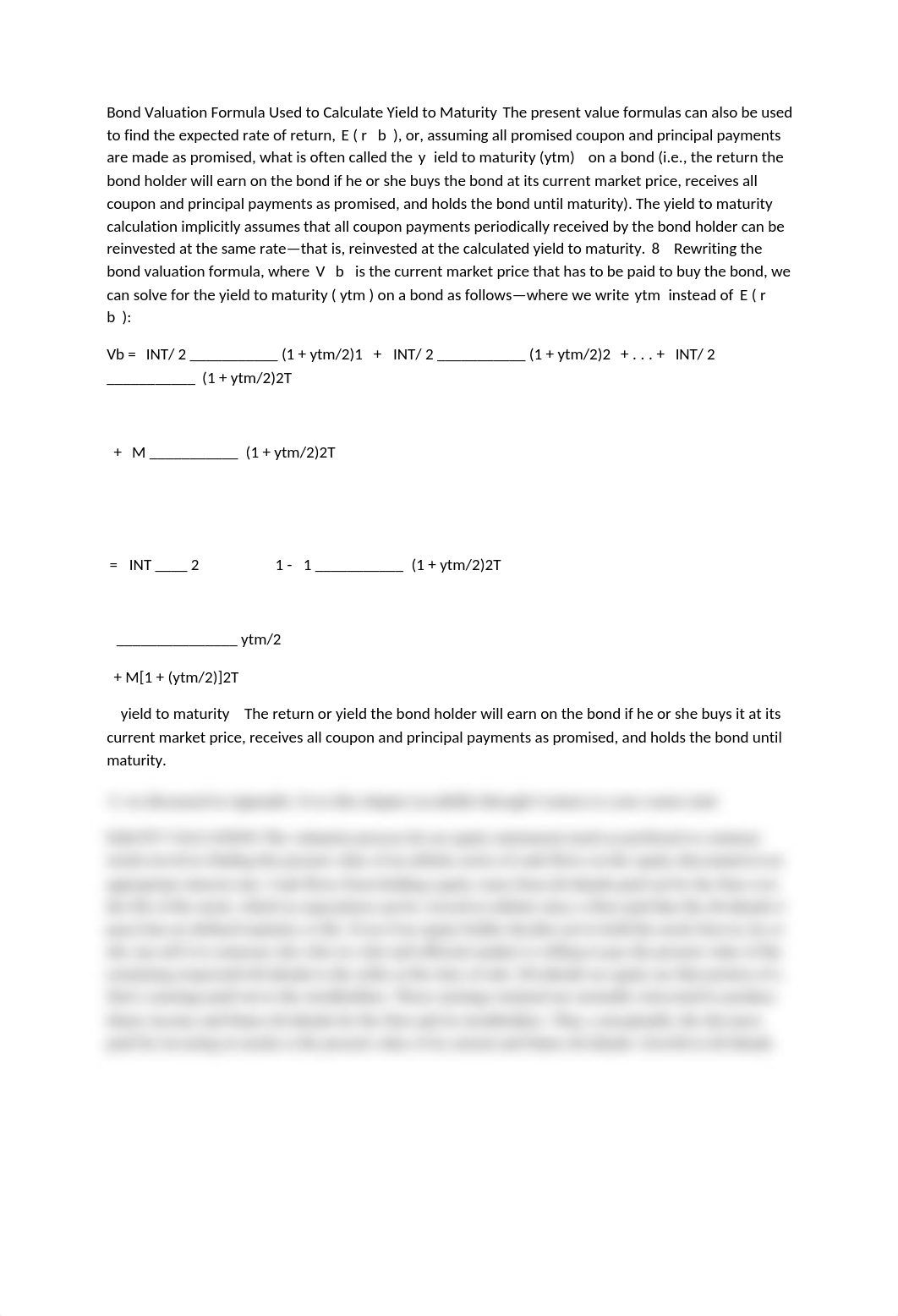 Bond Valuation Formula Used to Calculate Yield to Maturity.docx_dstsynlfhk4_page1