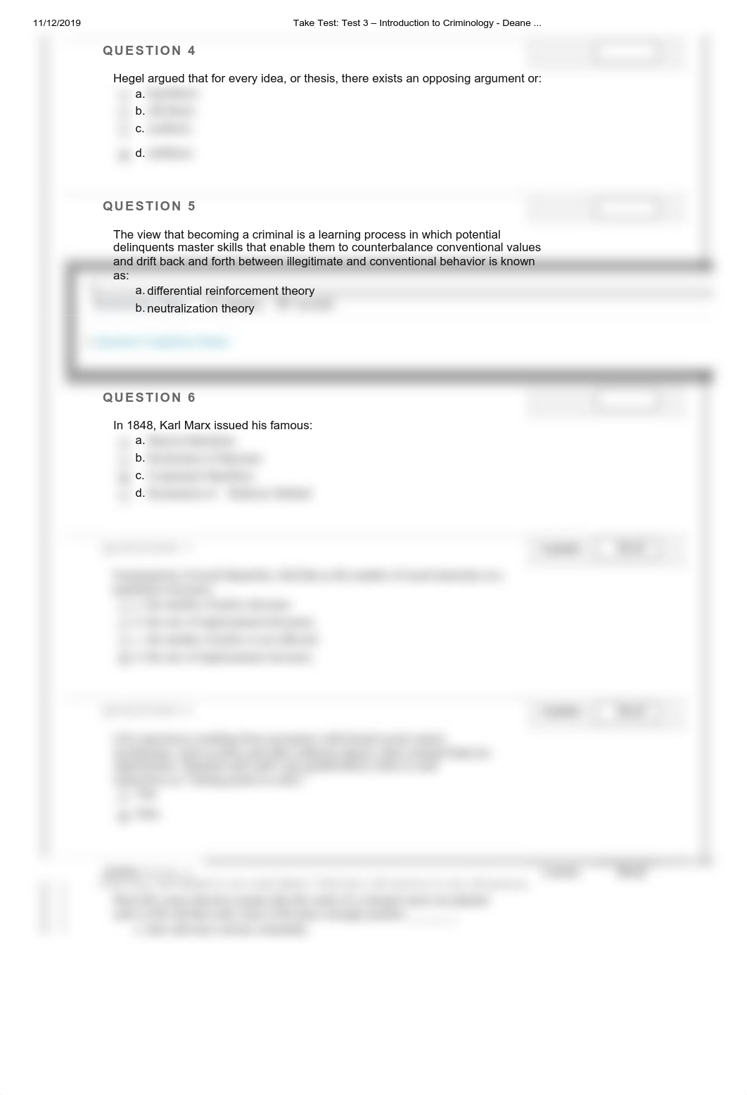 Take Test_ Test 3 - Introduction to Criminology - Deane .._.pdf_dstwc1y0yt4_page2