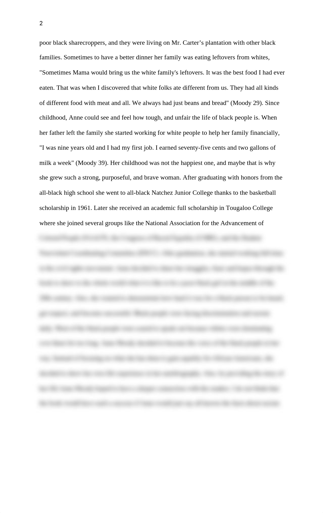 Coming of Age in Mississippi essay (2).docx_dstyhcenn50_page2