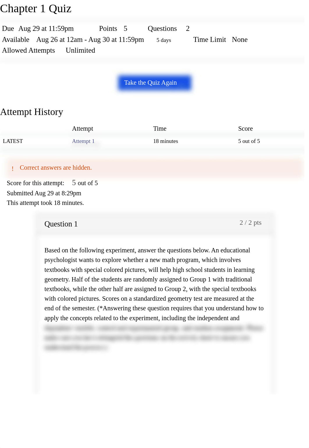 Chapter 1 Quiz : PSYCH 003 : Personal&Social Dev - Kato L. - FALL 2019 - SECTION# 17989.pdf_dsu0xbpoeb9_page1