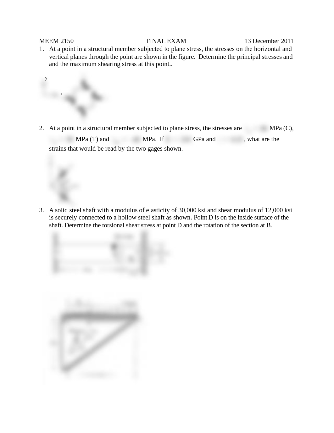 Final Exam Fall 2011 on Mechanics of Materials_dsu31q4k5cb_page1