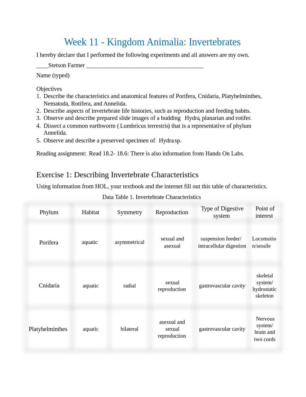 Worksheet 11 - Invertebrates (1).docx_dsu6k5e1kbn_page1