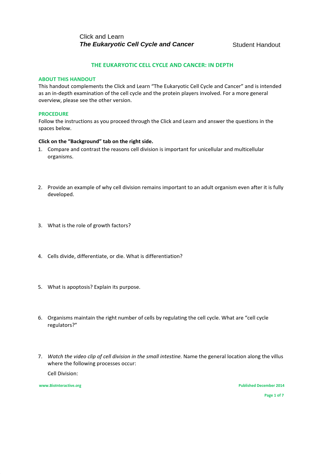 Cell Cycle and Cancer Worksheet HHMI.pdf_dsuav596gij_page1