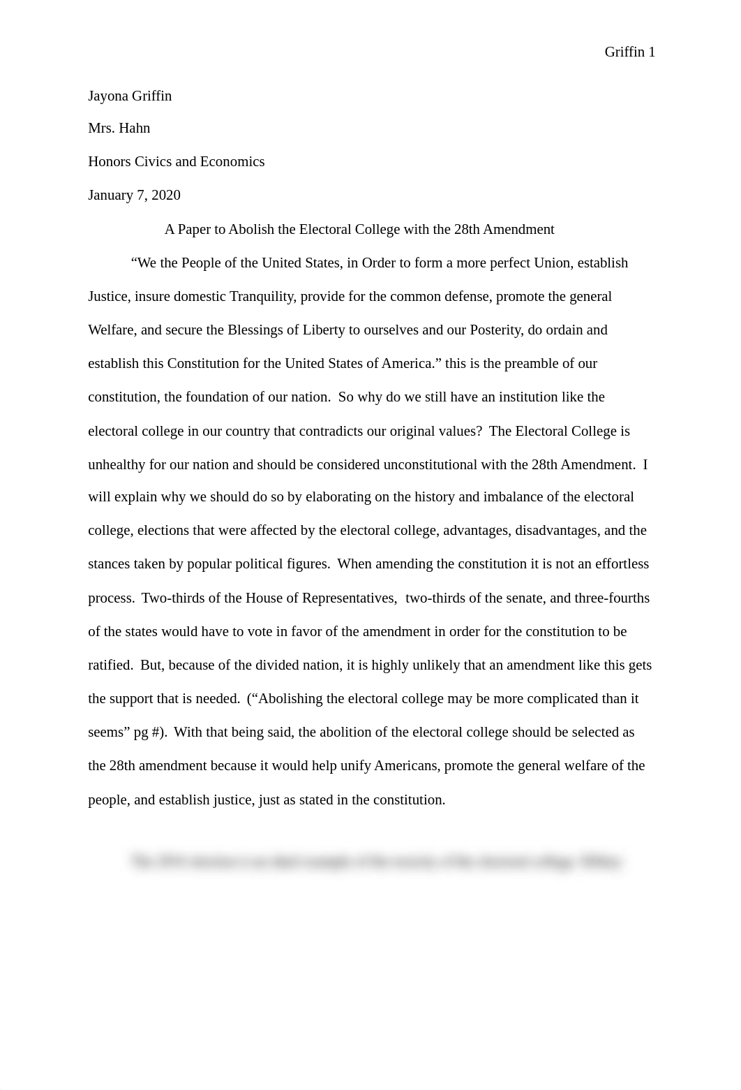 A Paper to Abolish the Electoral College with the 28th Amendment.docx_dsuklshtthw_page1