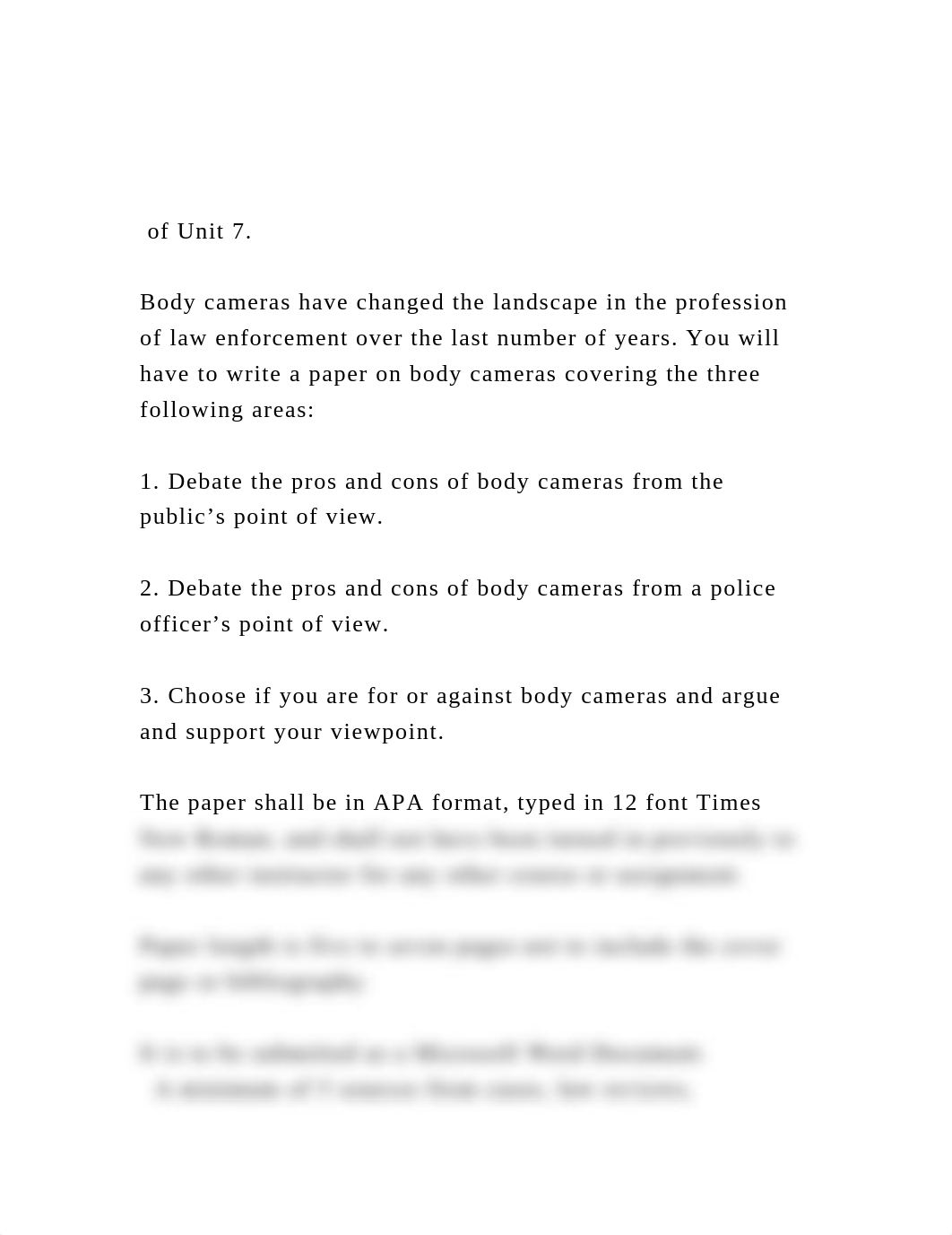 of Unit 7.Body cameras have changed the landscape in the pr.docx_dsukttp447k_page2