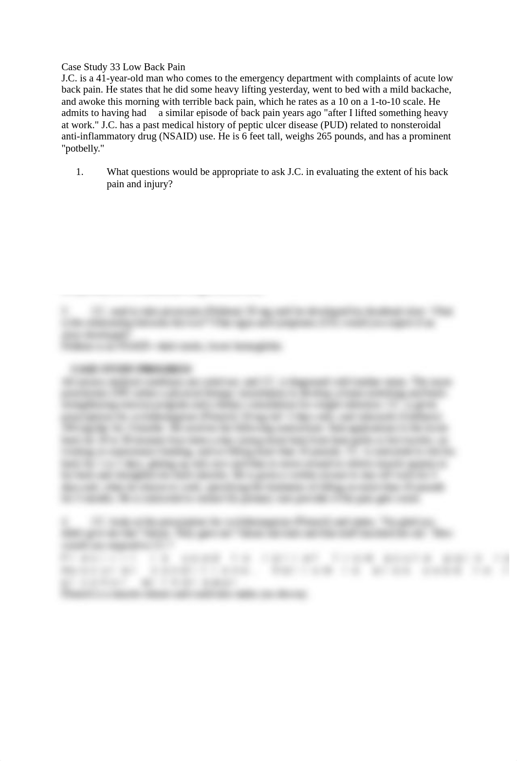 Case Study 33 Low back pain (student copy)-3-b219c29f-7b32-427f-9f21-ad600f64b2b5.docx_dsv1dh7vjyn_page1