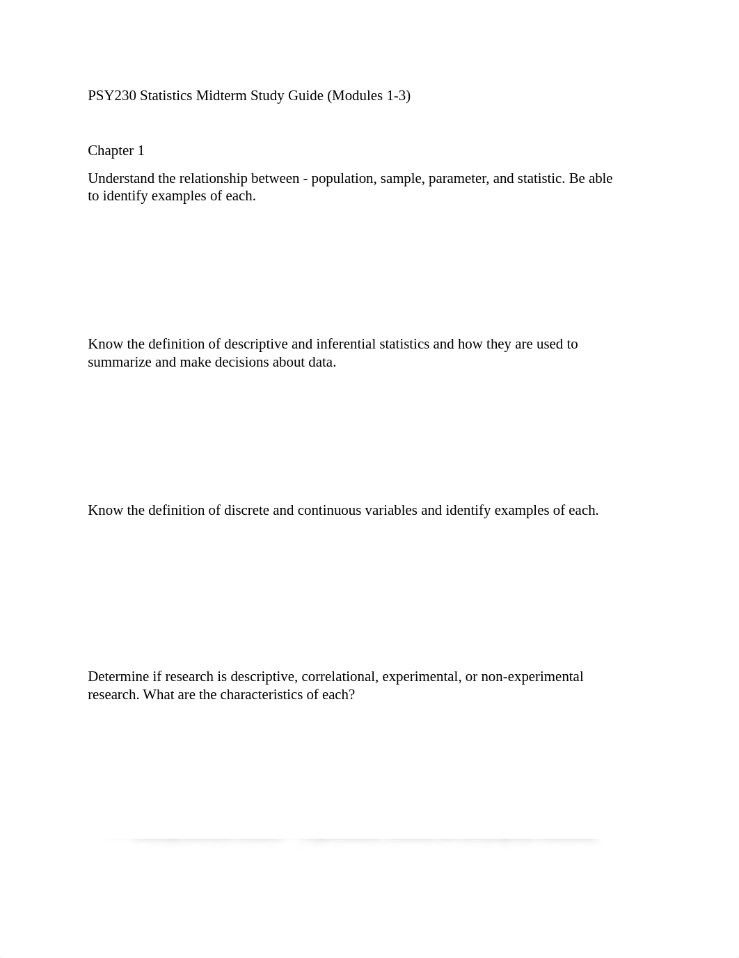 PSY230 Midterm Study Guide.docx_dsv412fgdu5_page1