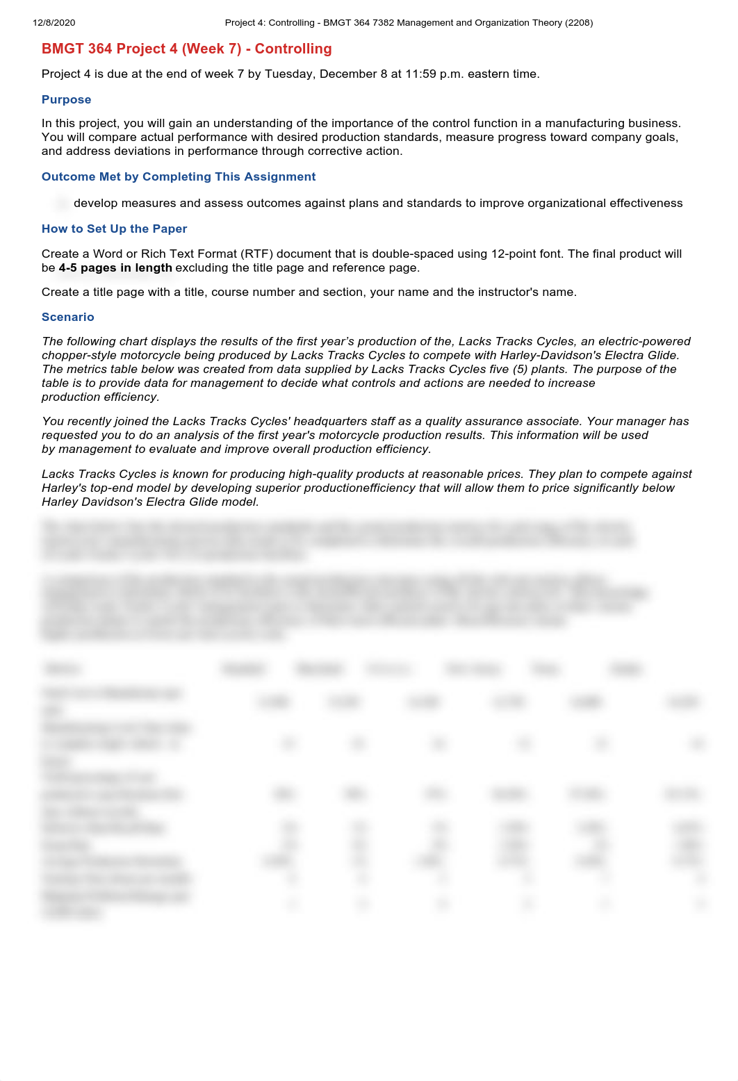 BMGT 364 Project 4 (Week 7) - Controlling.pdf_dsvb3d31k7g_page1