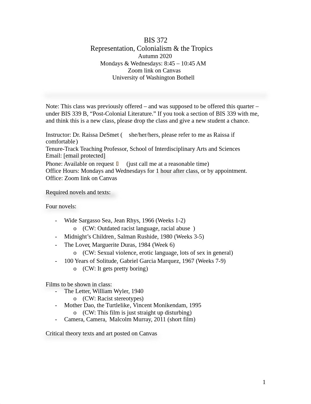 Raissa BIS 372 [Formerly BIS 339] FINAL Syllabus, Aut20.pdf_dsvcl5pbwyl_page1