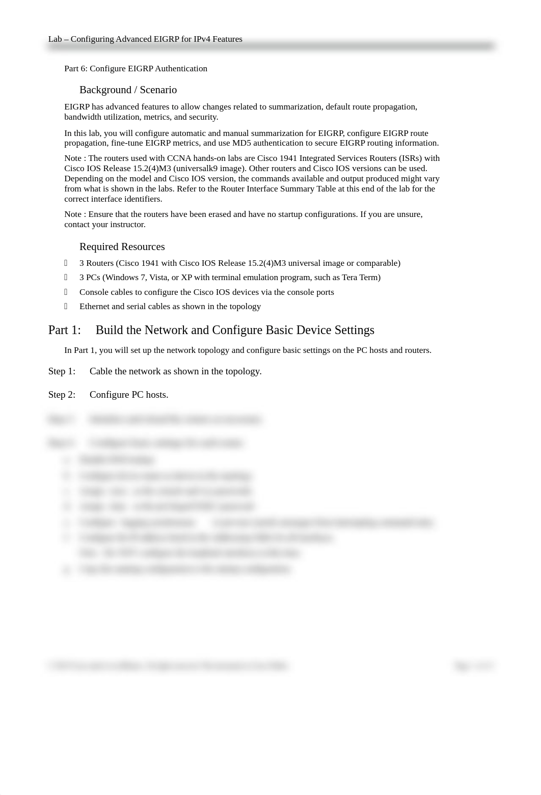 7.1.3.6 Lab - Configuring Advanced EIGRP for IPv4 Features.docx_dsvfffdd44h_page3