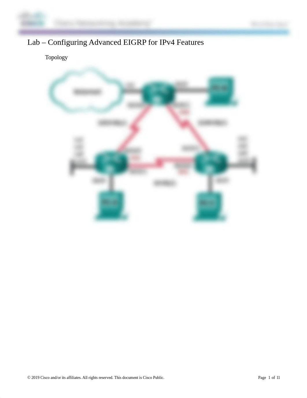 7.1.3.6 Lab - Configuring Advanced EIGRP for IPv4 Features.docx_dsvfffdd44h_page1