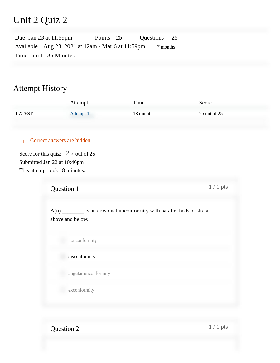 Unit 2 Quiz 2_ Earth Science - GEL111_1016.pdf_dsvnlculhye_page1