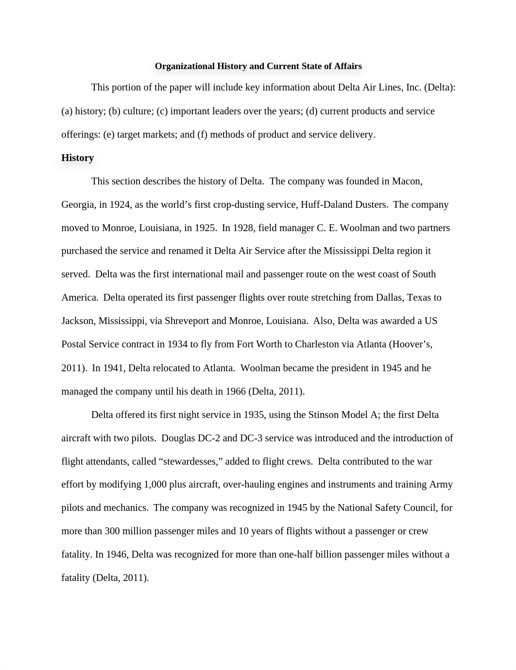 Delta Air Lines, Inc. Organizational Analysis_dsvxav3f3p1_page3