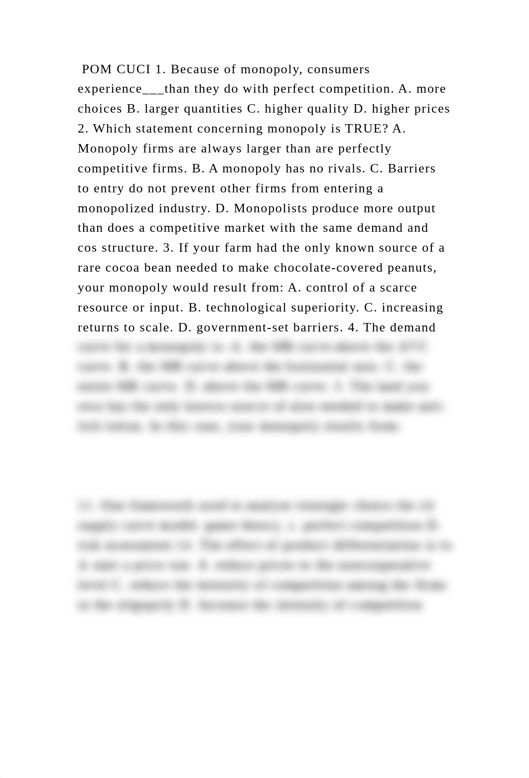 POM CUCI 1. Because of monopoly, consumers experience___than they do .docx_dsvxkm72qk4_page2