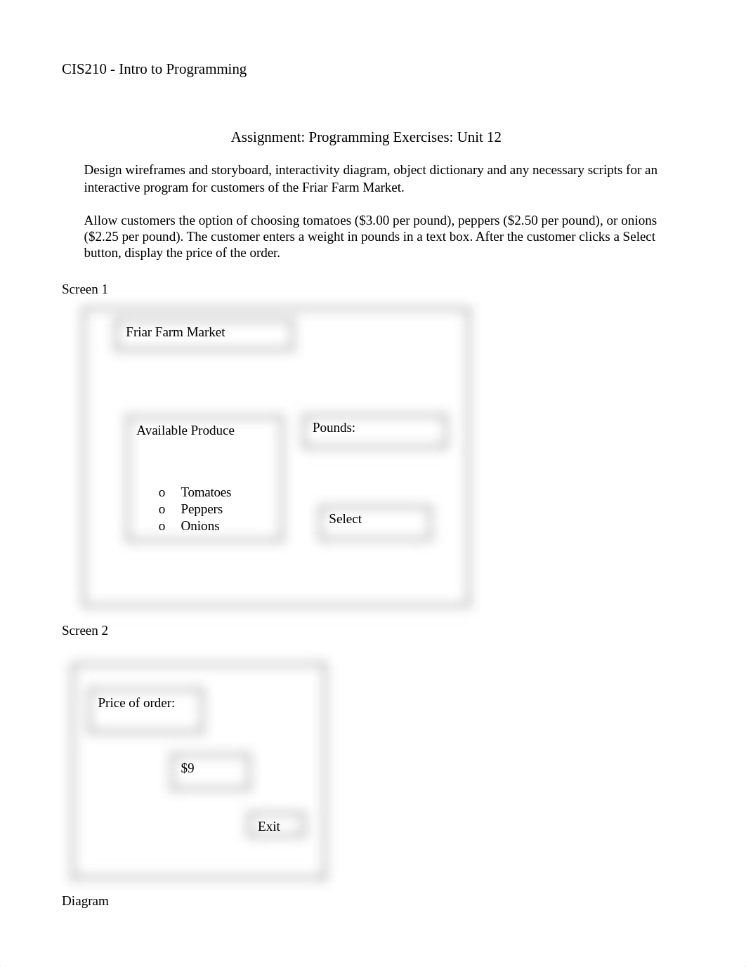 CIS210 - Chapt 12 Assignment 7 Friar Farm Market.docx_dsw1r1yzx9o_page1