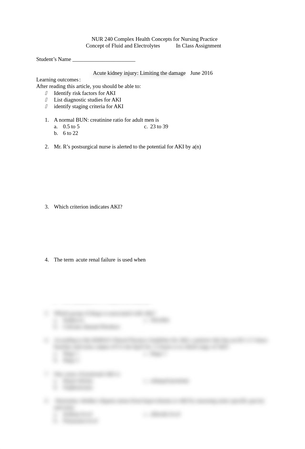 acute kidney injury limit the damage in class assignment.docx_dswbsb66k29_page1