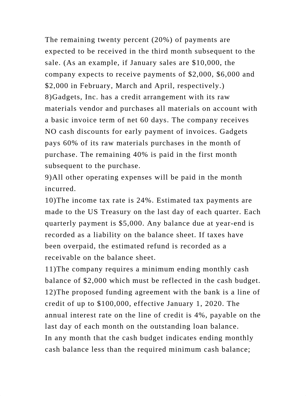 Gadgets, Inc. incorporated and will begin operations on January 1, 2.docx_dswhlwl2qmn_page4