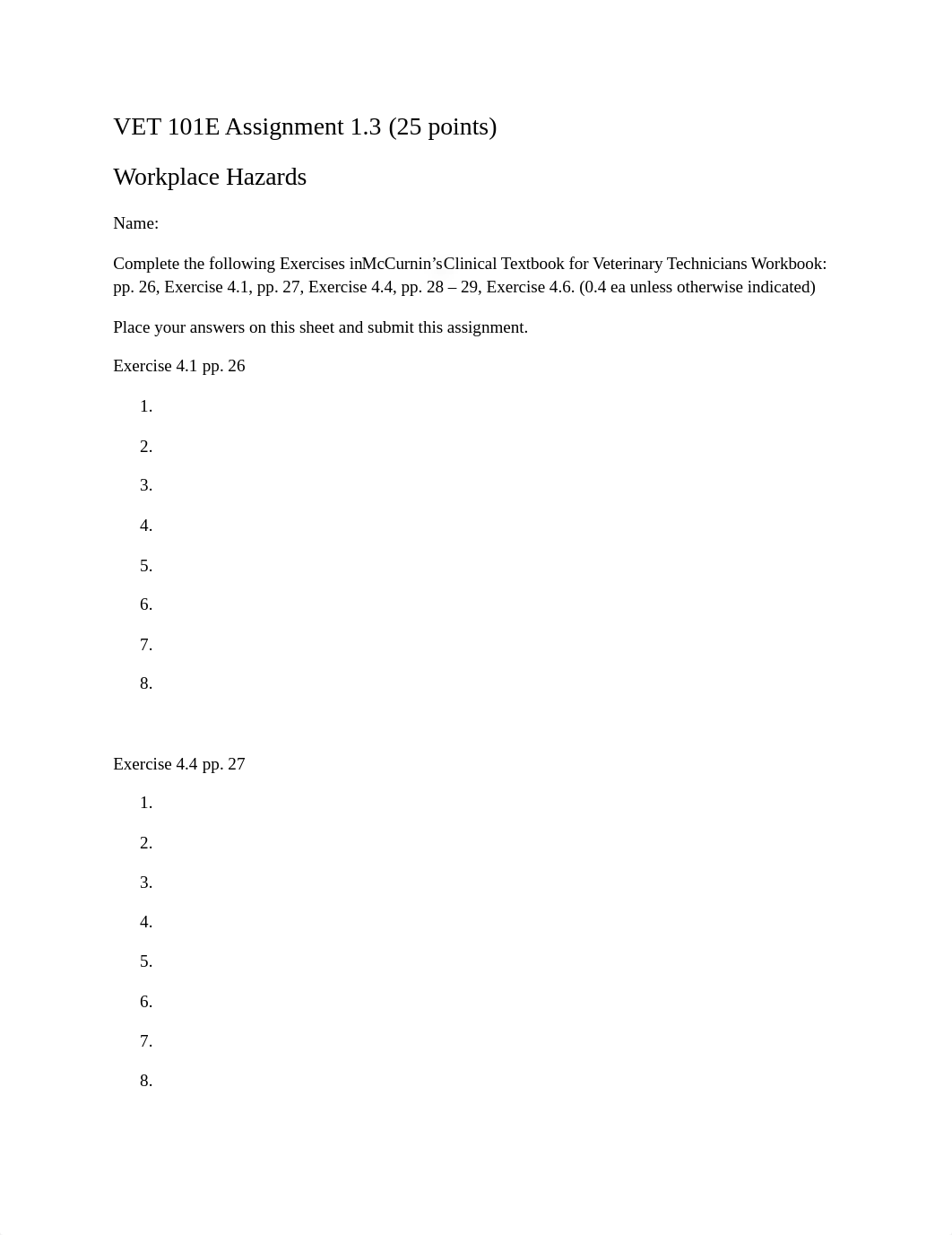 VET101E Assignment 1.3 Workplace Hazards.docx_dswn1kvxrvv_page1