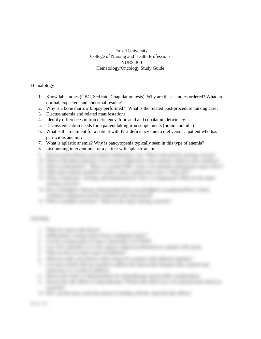 NURS 300 Heme-Oncology study g rev 514.doc_dswsv3se56l_page1