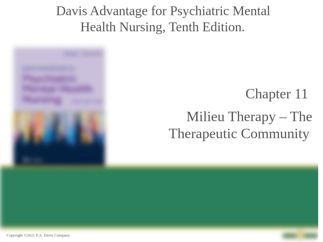 Ch.11 Milieu Therapy - The Therapeutic Community.pptx_dsx50bj0cn6_page1