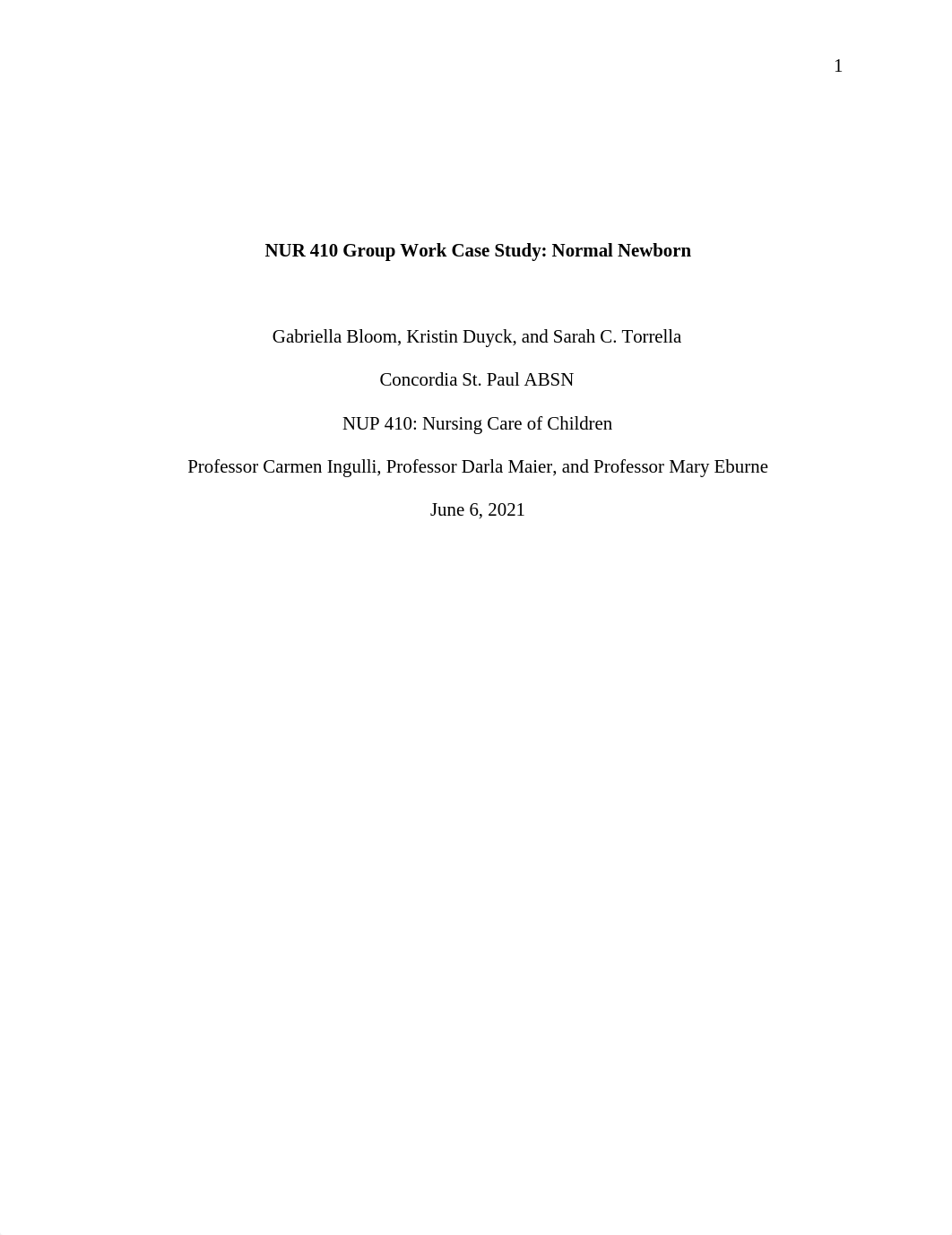 410 - Week 4 Case study - Normal Newborn part 1.docx_dsx703cp26j_page1