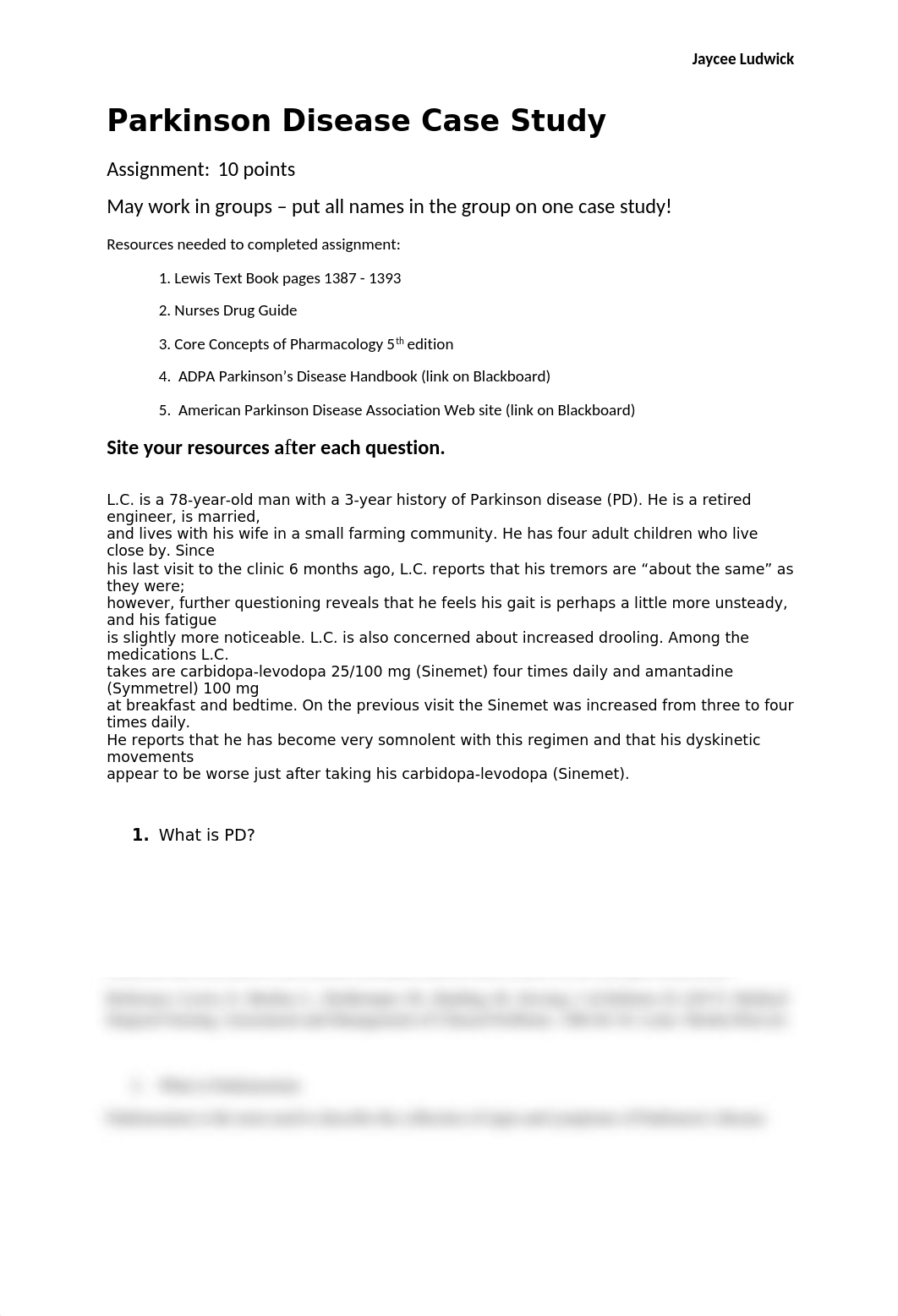 Nursing parkinson disease case study.docx_dsxesc6ugha_page1