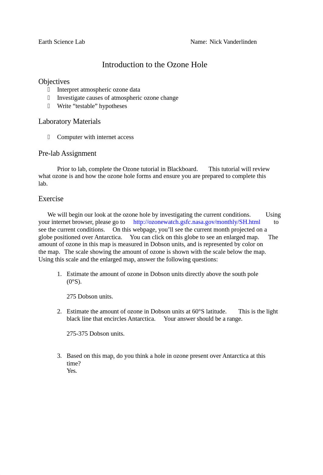 Ozone Hole Lab Nick Vanderlinden.docx_dsyhamghuat_page1