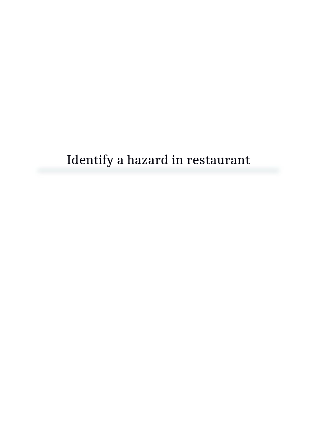 Identify a hazard in restaurant_dsykzkxm49n_page1