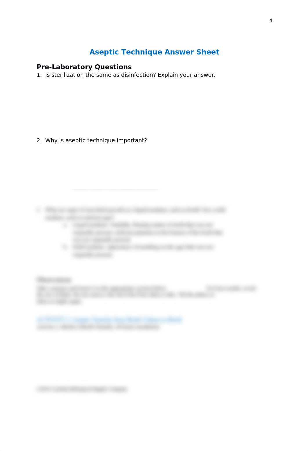 Aseptic Technique answer sheet.docx_dsyrbf5jrco_page1