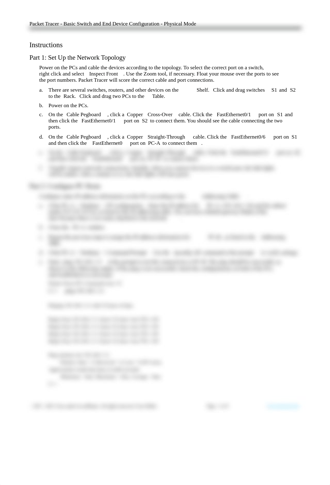 2.9.2 Packet Tracer - Basic Switch and End Device Configuration - Physical Mode.docx_dsz0hcoqjje_page2
