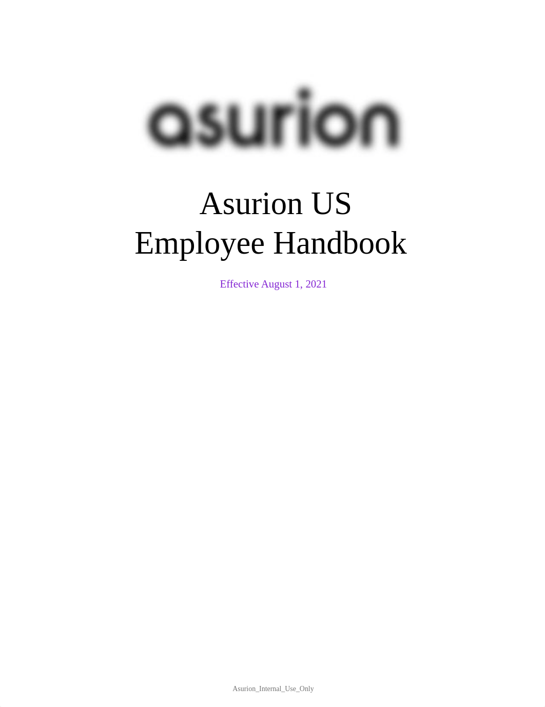 Asurion US Employee Handbook 2021.pdf_dsz1tqwv5ac_page1