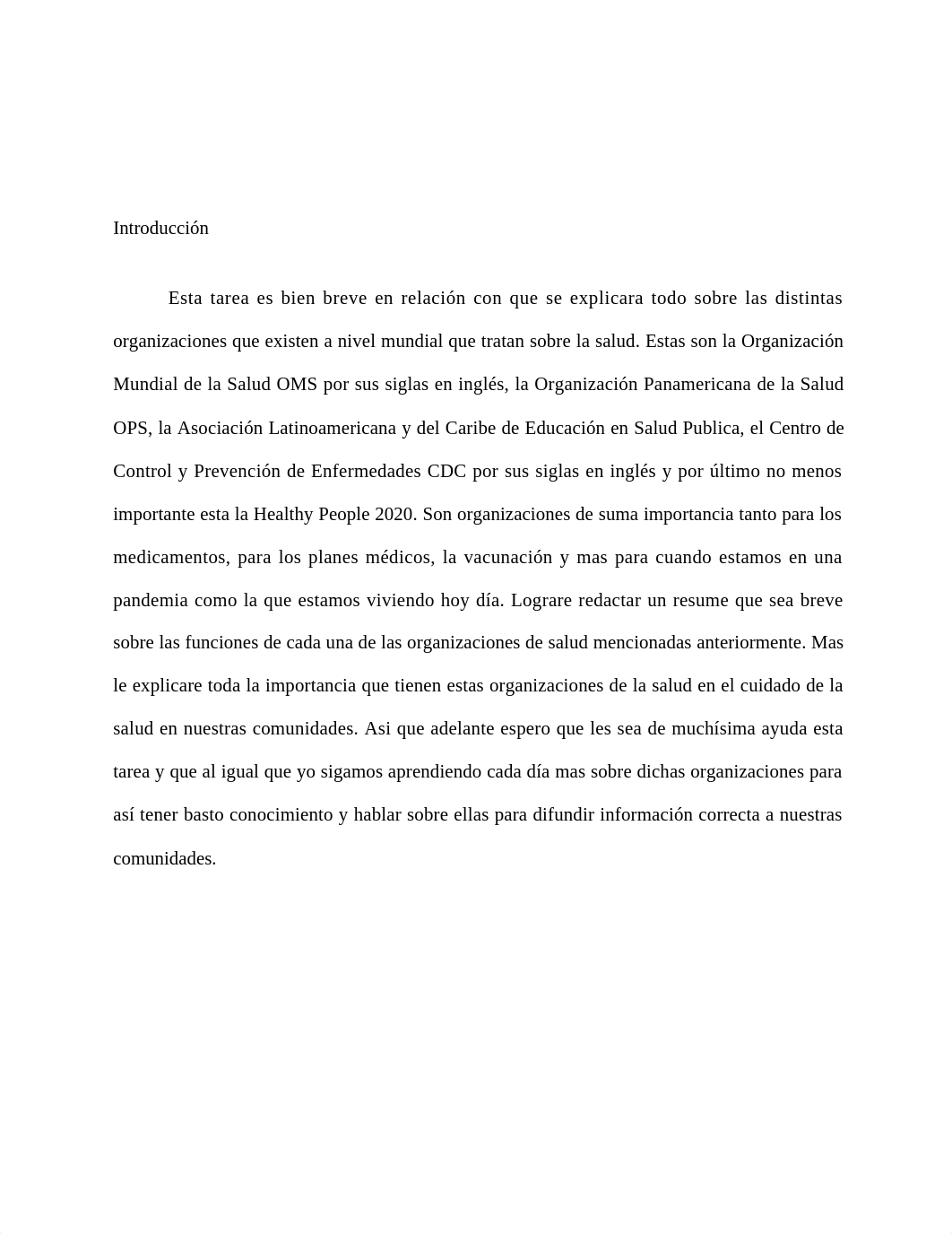 NURS 4020 Tarea 7.2 Tema Organizaciones relacionadas con la salud 8marzo21.docx_dszaw5m3wxh_page2