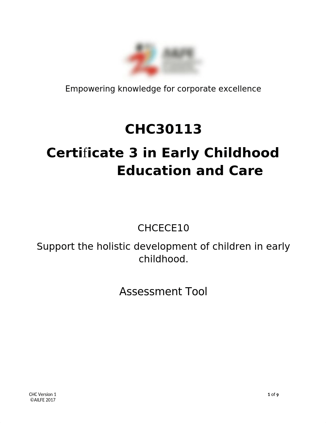 CHCECE10 Assessment Tool (1)  (Zoey Chai).docx_dszib0e7px7_page1