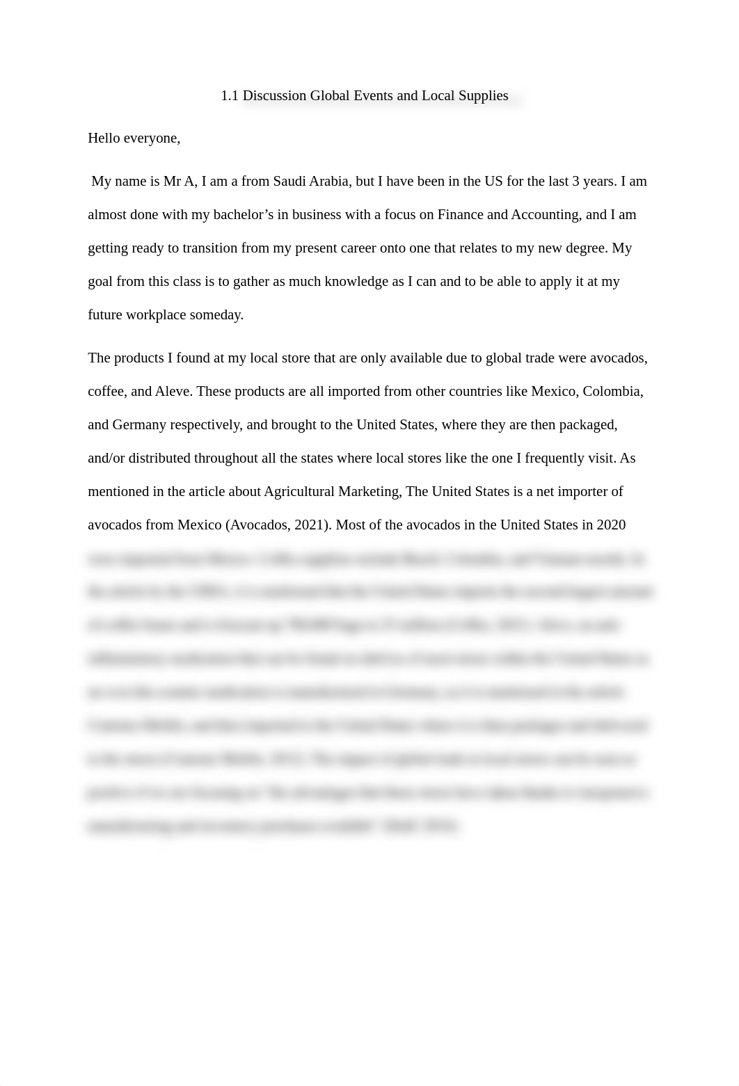 INT 220 1-1 Discussion Global Events and Local Supplies.DOCX_dszigkz3wng_page1