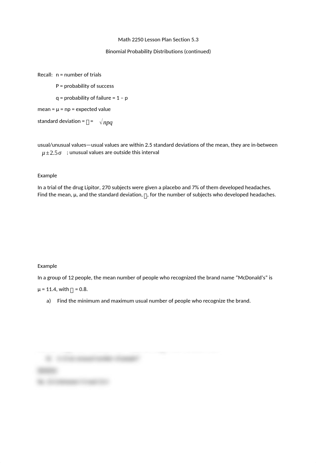 Math 2250 Cengage Lesson Plan 5.3.docx_dszlmeeqvic_page1