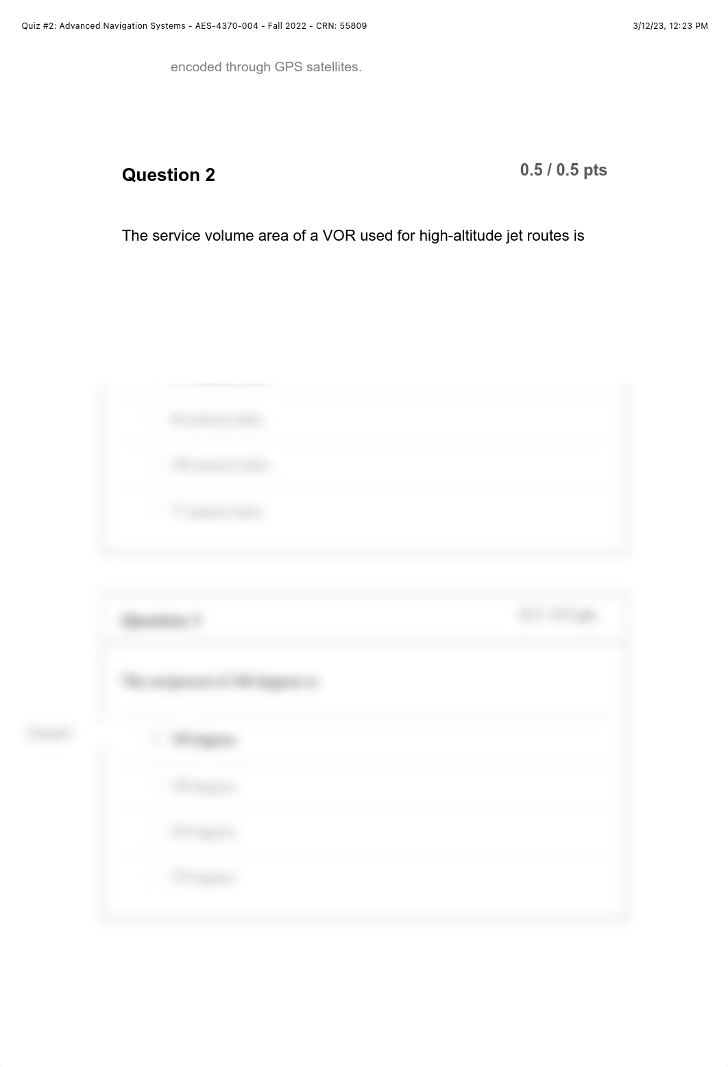 Quiz #2: Advanced Navigation Systems - AES-4370-004 - Fall 2022 - CRN: 55809.pdf_dszn2a5b64g_page2